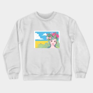 For the peaceful sky over Ukraine Crewneck Sweatshirt